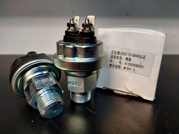 картинка Датчик давления масла WP10 M=18х1,5 SHACMAN 612600090351 от магазина Dulan.tj